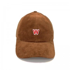 Cappello a velluto a coste ricamato personalizzati personalizzati con cinturino in pelle, cappello a snapback a velluto/cap cappello all\'ingrosso con cinturino in pelle, Cappello Snapback a velluto/CAP Wholesale