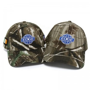 Custom comodo comodo a 5 pannelli ricamato da esterno sport esterno 100% in cotone digitale tappo da baseball regolabile