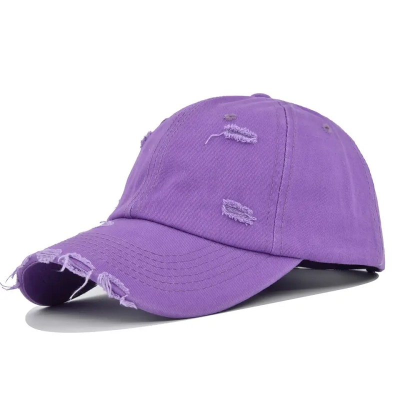 L\'ingrosso logo personalizzato Blank papà a buon mercato strappato strappatonon strutturato cappelli da baseball lavati