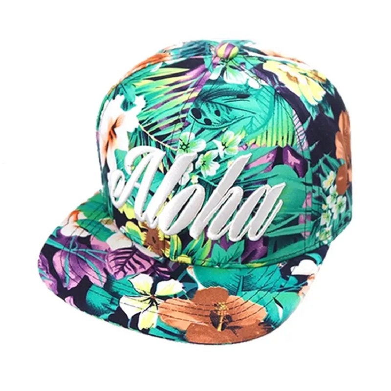 Cappello a snapback floreale suBlimation personalizzato di alta qualità per uomini donne