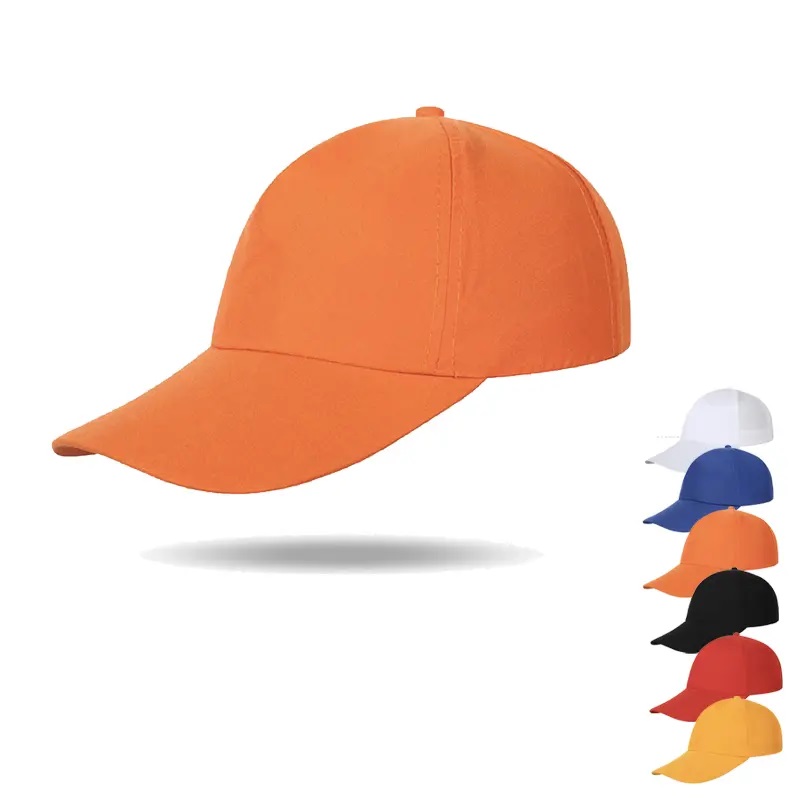 Factory Wholesale Diretto personalizzare il ricamo logo 5 pannello blank hat papà per uomini, cappelli da baseball, cappello da camionista personalizzato