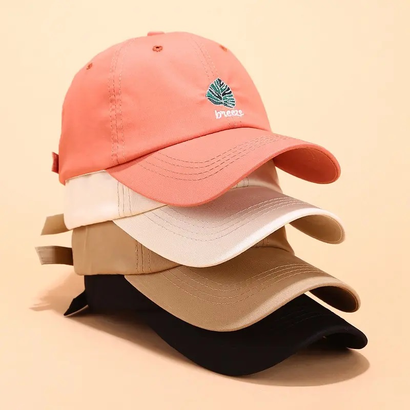 Cappello da papà a 6 pannelli personalizzato in cotone, logo ricamatonon strutturato cappello da papà personalizzato