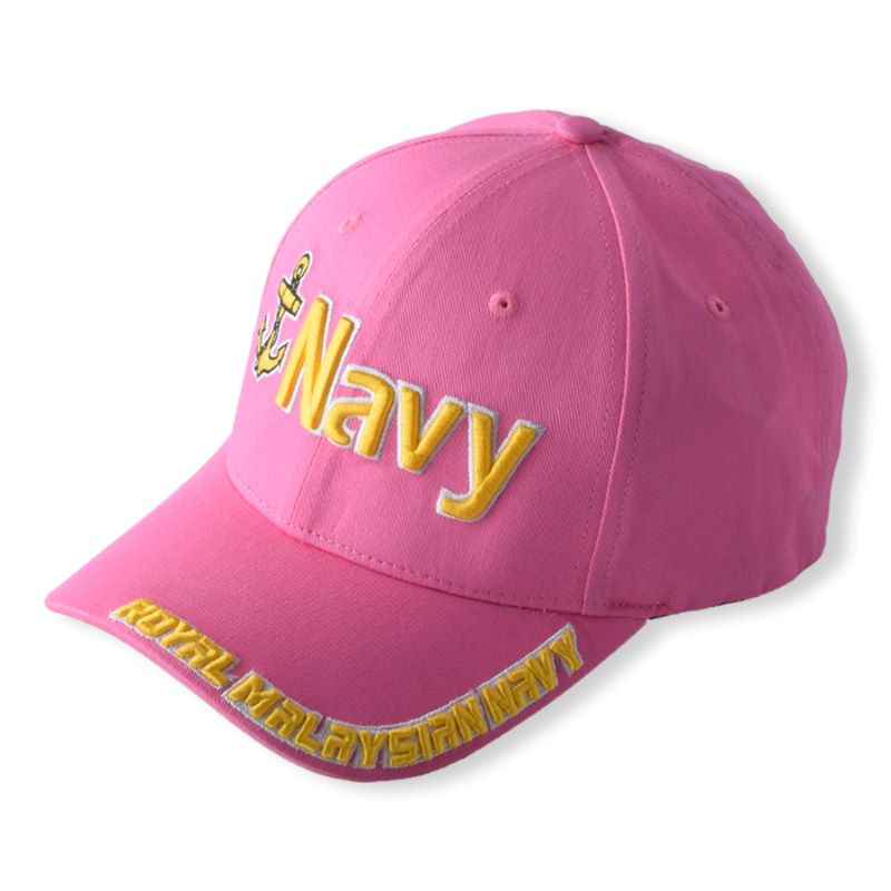 Cappuccette da baseball personalizzato 3D/2D Logo ricamato da donna da 6 pannelli a berretto sportivo Curva rosa brima cappelli da baseball montati