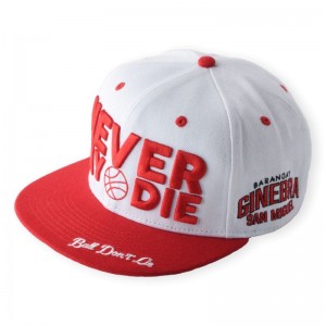 Logo di ricamo 3d rosso 6d personalizzato all\'ingrosso con cappellini a snapback in cotone con fibbia in plastica stampato da fodera ricamo 2d cappello a bordo piatto